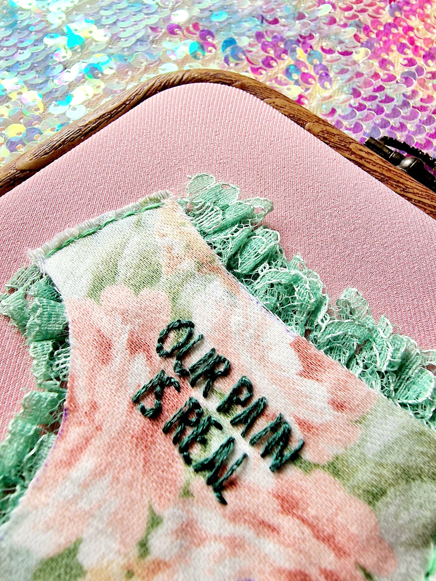 Our pain is real knickers hoop - green