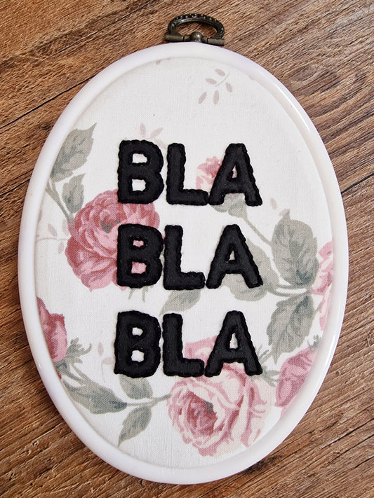 Bla Vintage Hoop - White